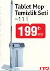 TABLET MOP TEMİZLİK SETİ 11 L fiyat ve kampanya bilgisi